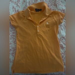 Polo Ralph Lauren Women’s Slim Fit Polo in Orange